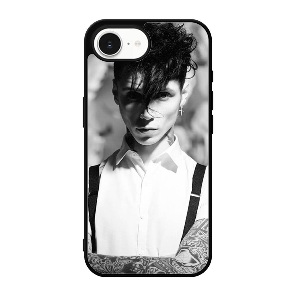 Andy Black Monochrome iPhone 16e Case BC2235