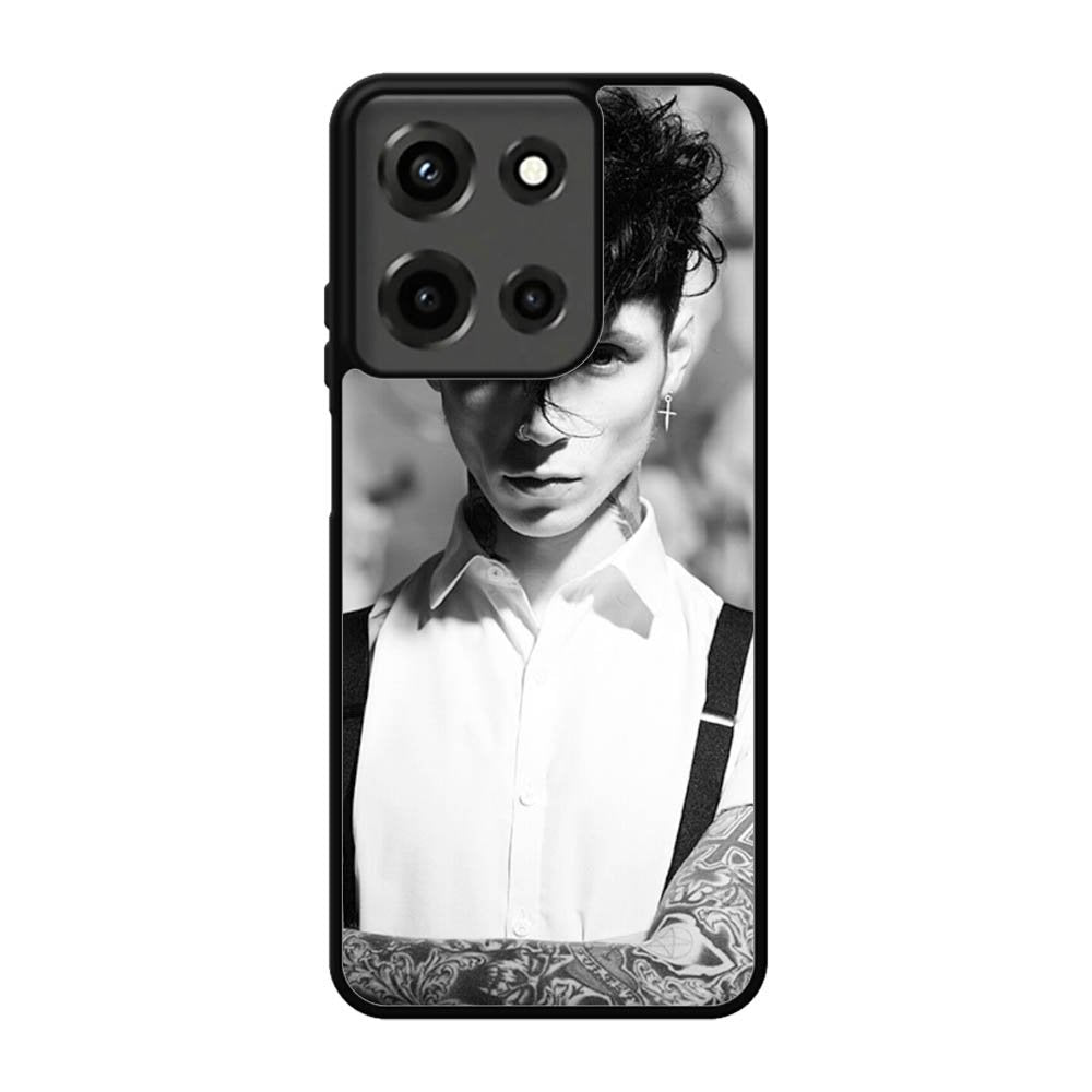 Andy Black Monochrome Motorola Moto G 5G 2025 Case BC2235