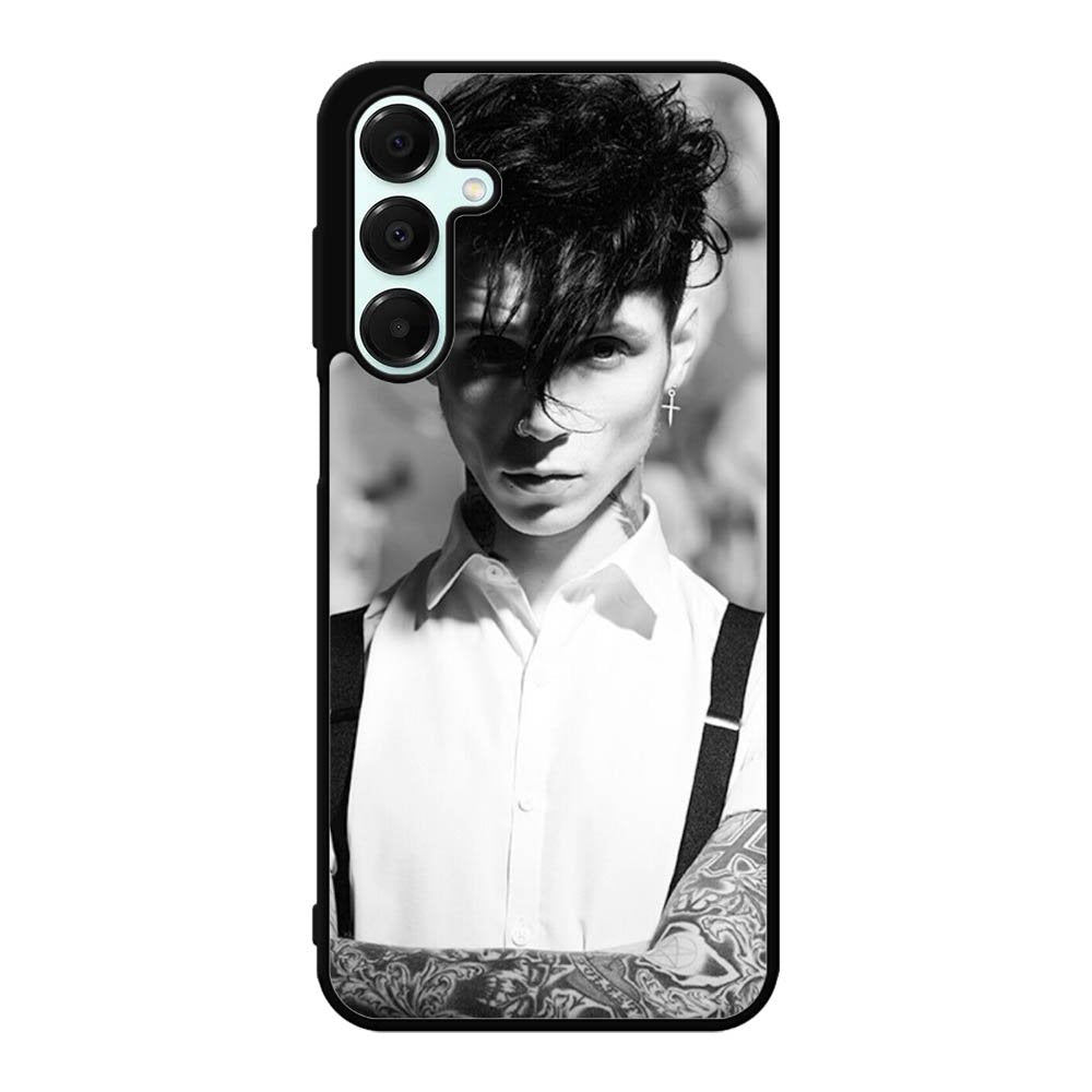 Andy Black Monochrome Samsung Galaxy A16 Case BC2235