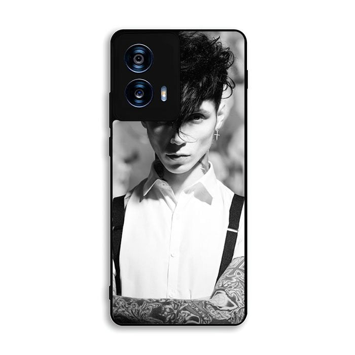 Andy Black Monochrome Motorola Moto G Power 5G 2024 Case BC2235