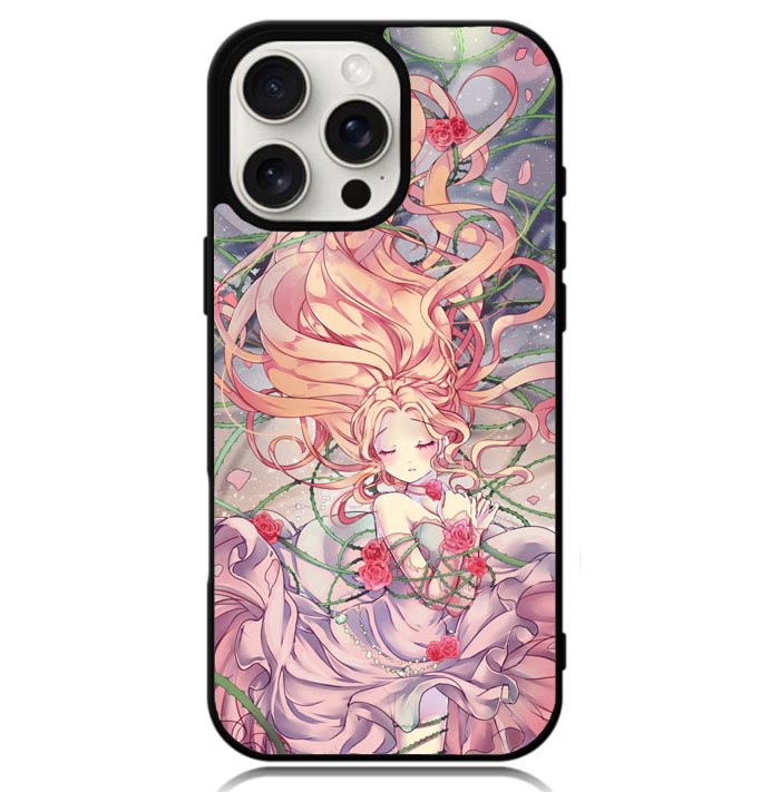 Anime Rose Girl Case iPhone 16 Pro BC2236