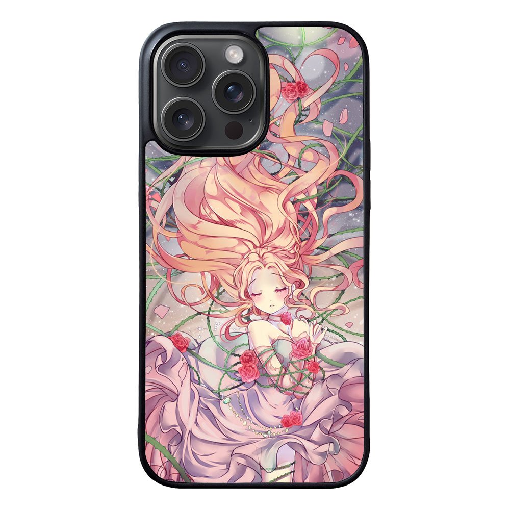 Anime Rose Girl Case iPhone 15 Pro Max BC2236