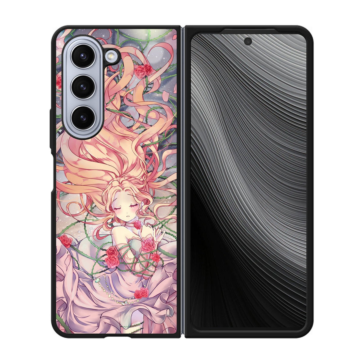 Anime Rose Girl Case Samsung Galaxy z Fold 5 5G BC2236