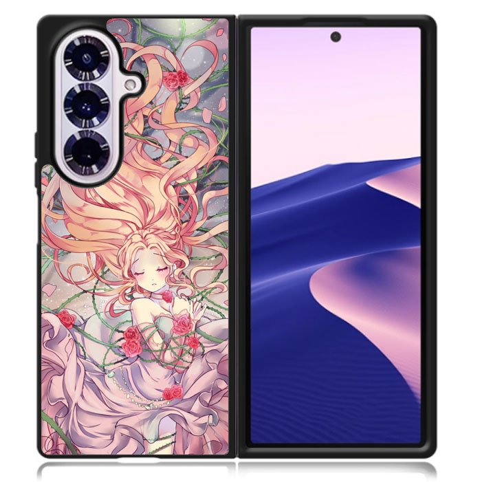 Anime Rose Girl Samsung Galaxy Z Fold 7 5G Case BC2236