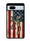 Browning Deer Real Tree Camo USA Flag Google Pixel 7A Case