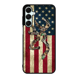 Browning Deer Real Tree Camo USA Flag Samsung Galaxy A16 Case BC2264