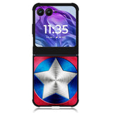 Captain Americ Shield Motorola Moto Razr 2024 , Moto Razr 50 Case