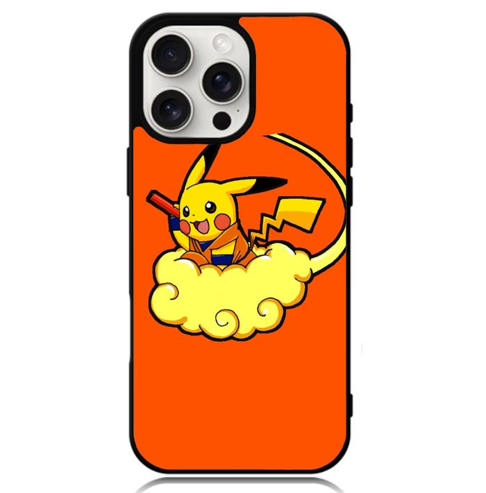 Pikachu Pokemon Goku Dragon Ball Z Case iPhone 16 Pro BC2115