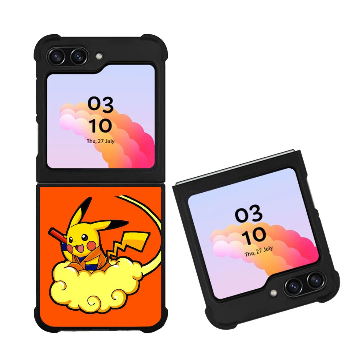 Pikachu Pokemon Goku Dragon Ball Z Case Samsung Galaxy Z Flip 5 5G BC2115