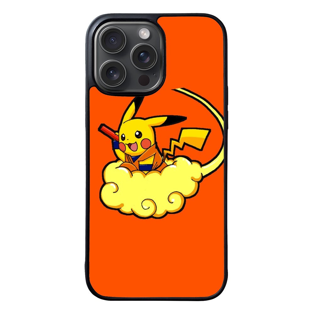 Pikachu Pokemon Goku Dragon Ball Z Case iPhone 15 Pro Max BC2115