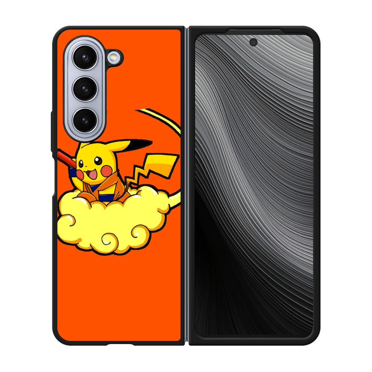 Pikachu Pokemon Goku Dragon Ball Z Case Samsung Galaxy z Fold 5 5G BC2115