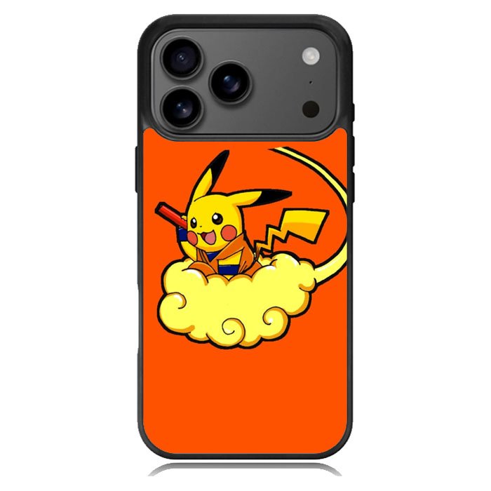 Pikachu Pokemon Goku Dragon Ball Z iPhone 17 Pro Max Case BC2115