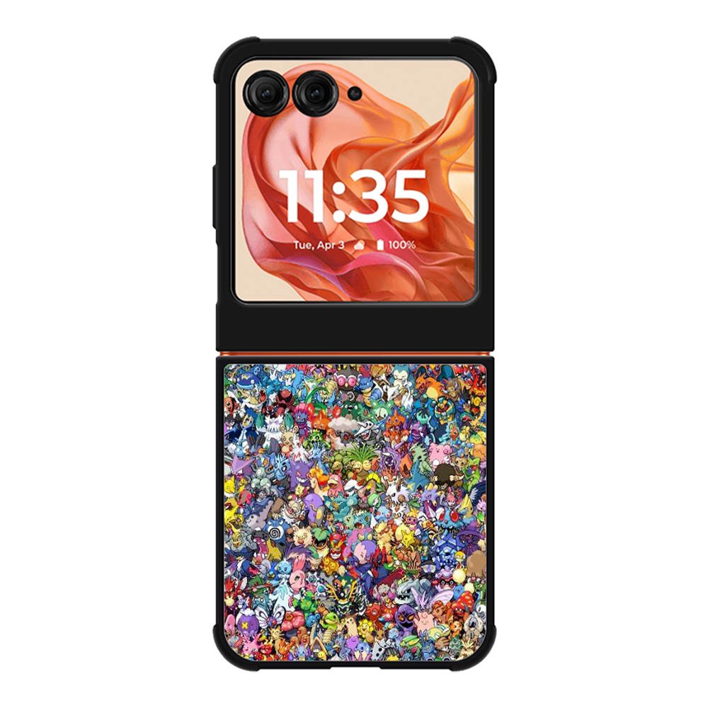 Pokemon Collage Motorola Moto Razr 2025/2024 , Moto Razr 60/50 Case BC2020