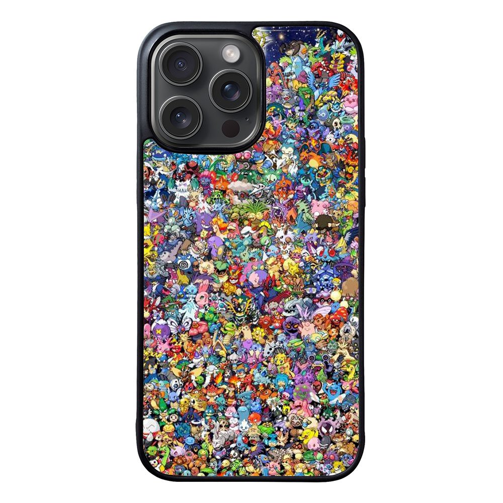 Pokemon Collage Case iPhone 15 Pro Max BC2020