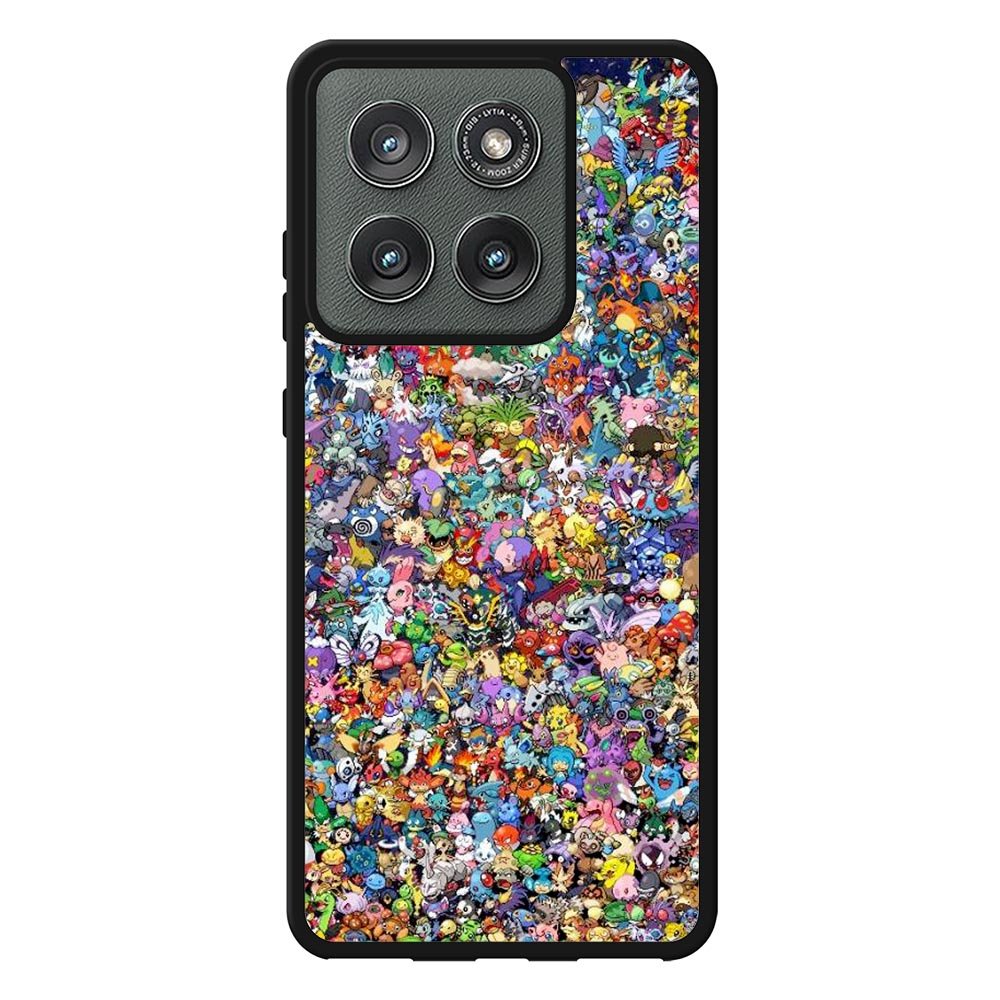 Pokemon Collage Case Motorola Moto Edge 2025 BC2020