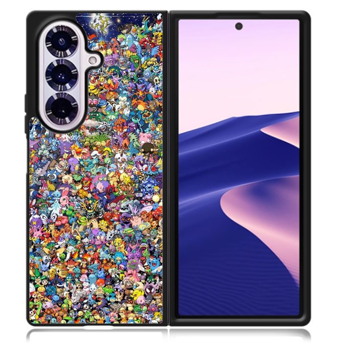 Pokemon Collage Samsung Galaxy Z Fold 7 5G Case BC2020