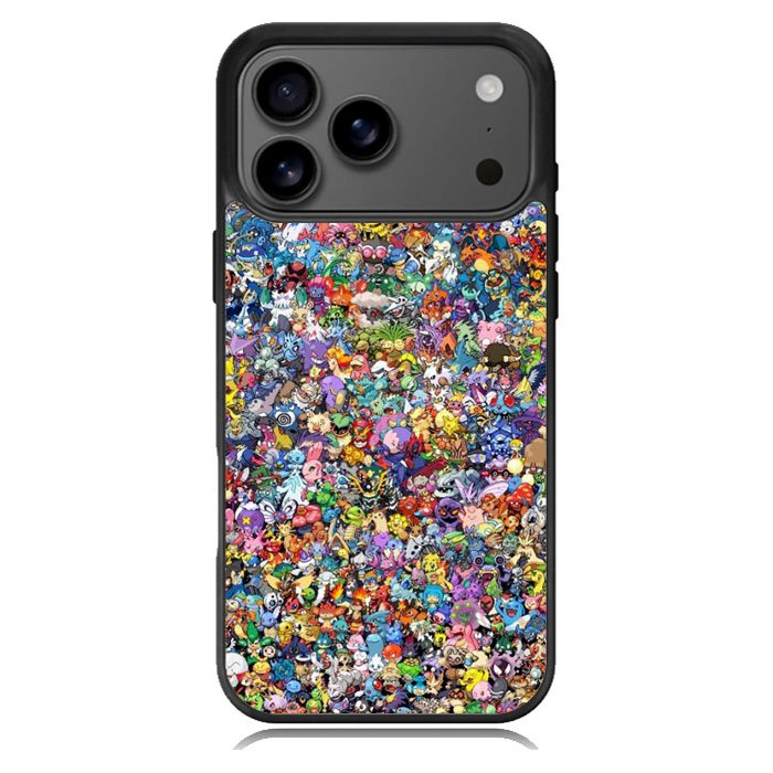 Pokemon Collage iPhone 17 Pro Max Case BC2020