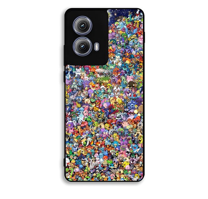 Pokemon Collage Motorola Moto Edge 2024 Case FE4008