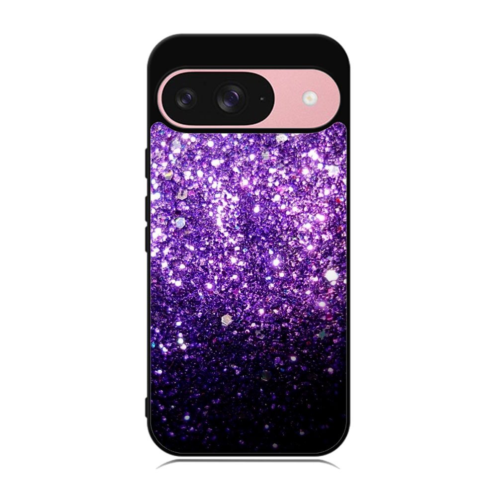 Purple Sparkling Glitter Case Google Pixel 9 BC2032