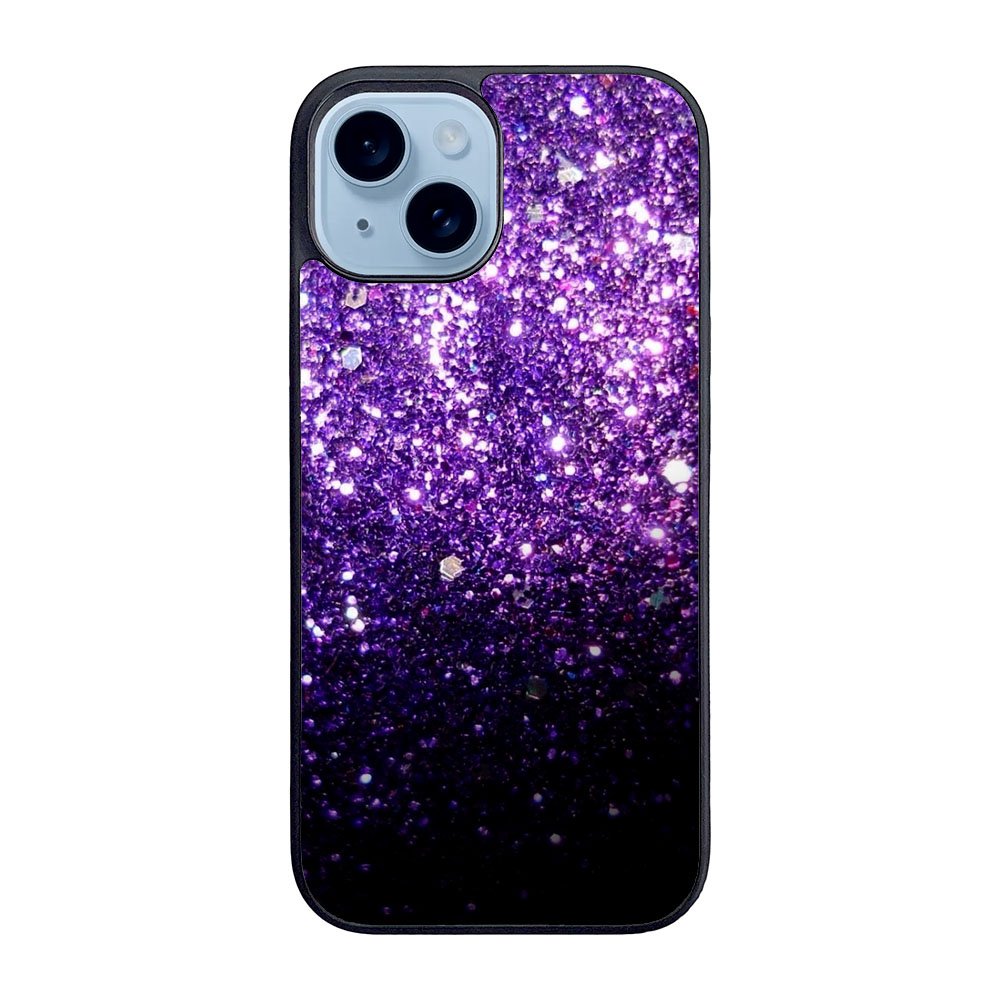 Purple Sparkling Glitter Case iPhone 15 Plus BC2032