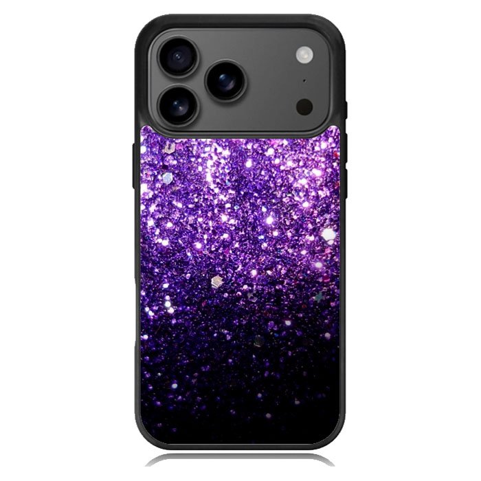 Purple Sparkling Glitter iPhone 17 Pro Max Case BC2032