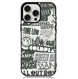 Rock Bands Tumblr Collage Case iPhone 16 Pro Max BC2047