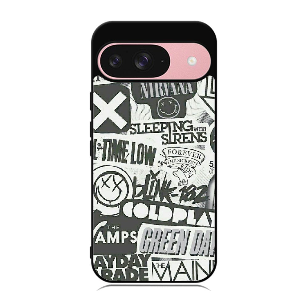 Rock Bands Tumblr Collage Case Google Pixel 9 BC2047