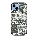 Rock Bands Tumblr Collage Case iPhone 15 Plus BC2047
