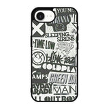 Rock Bands Tumblr Collage iPhone 16e Case BC2047