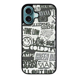 Rock Bands Tumblr Collage Case iPhone 16 Plus BC2047