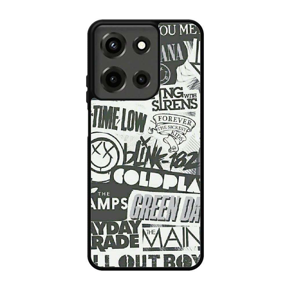 Rock Bands Tumblr Collage Motorola Moto G 5G 2025 Case BC2047