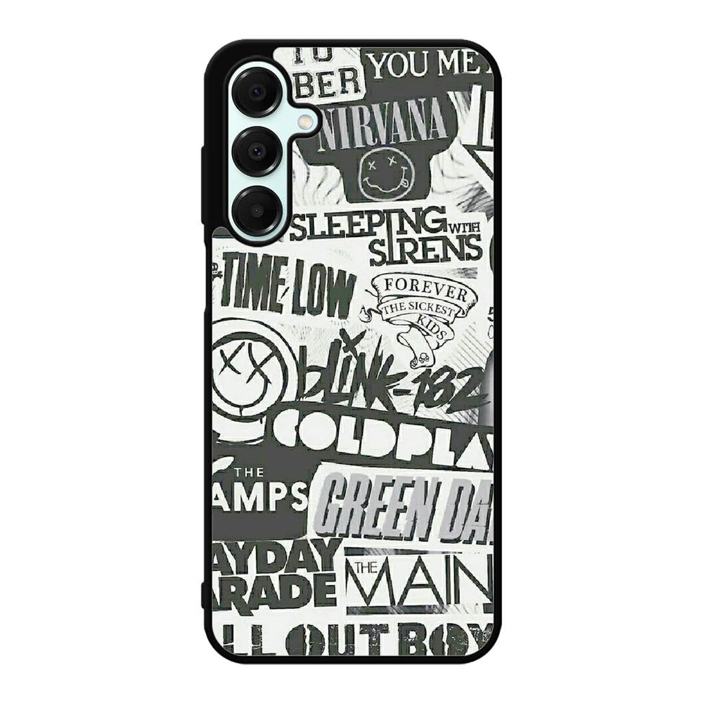 Rock Bands Tumblr Collage Samsung Galaxy A16 Case BC2047