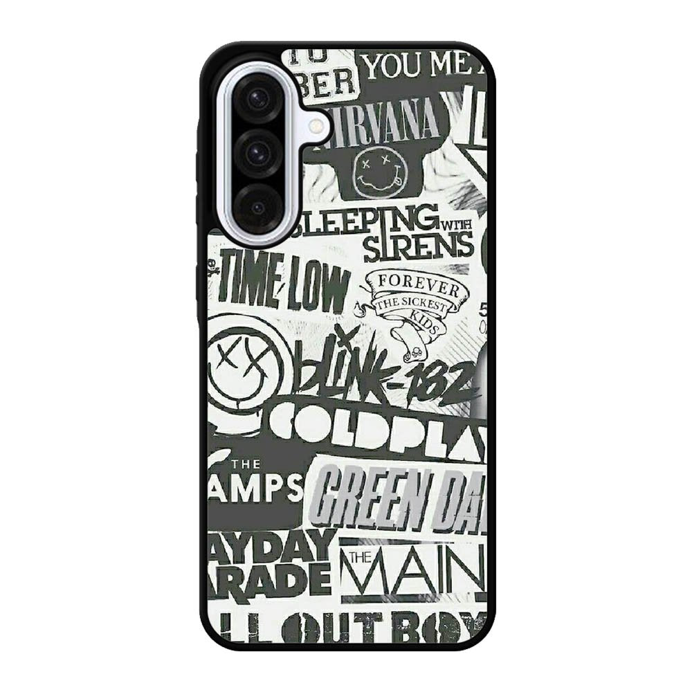 Rock Bands Tumblr Collage Samsung Galaxy A56 Case BC2047
