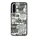 Rock Bands Tumblr Collage Samsung Galaxy A56 Case BC2047