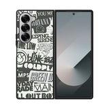 Rock Bands Tumblr Collage Case Samsung Galaxy Z Fold 6 5G BC2047