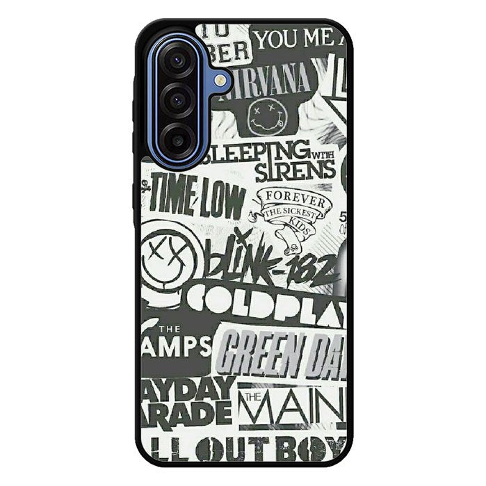 Rock Bands Tumblr Collage Samsung Galaxy A17 5G Case BC2047