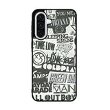 Rock Bands Tumblr Collage Samsung Galaxy A36 Case BC2047