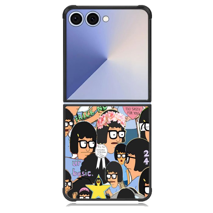 Tina Belcher Collage Bob's Burgers Samsung Galaxy Z Flip 7 Case BC2013