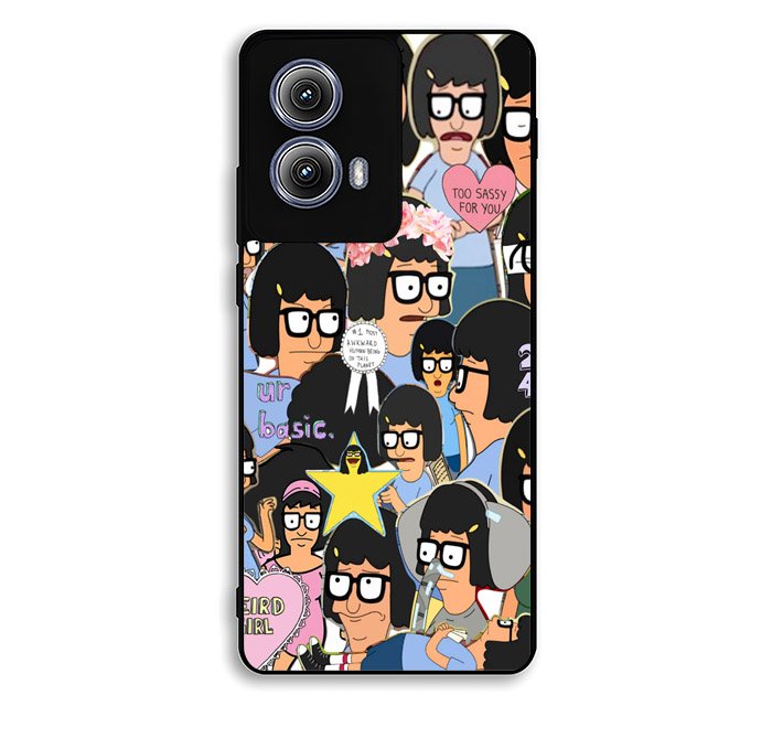 Tina Belcher Collage Bob's Burgers Motorola Moto Edge 2024 Case BC2013
