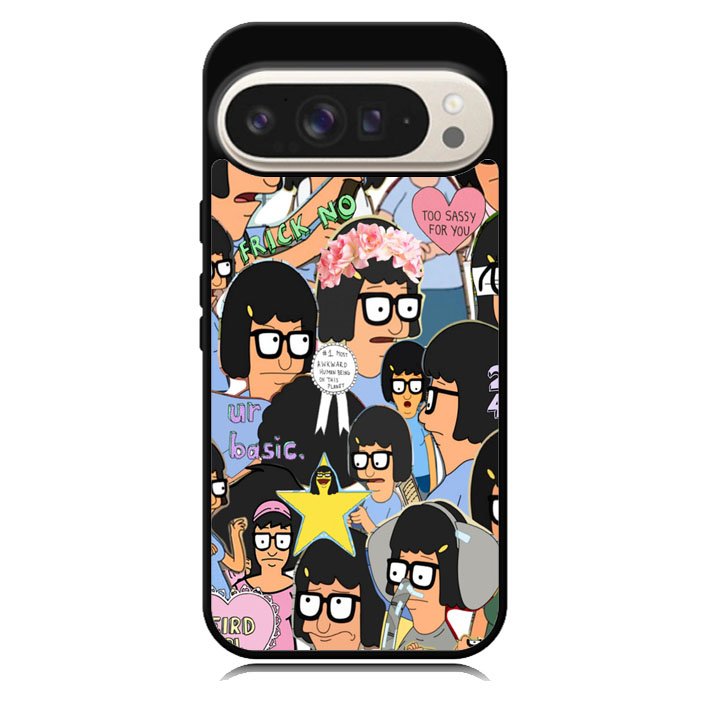 Tina Belcher Collage Bob's Burgers Google Pixel 10 Pro XL Case BC2013
