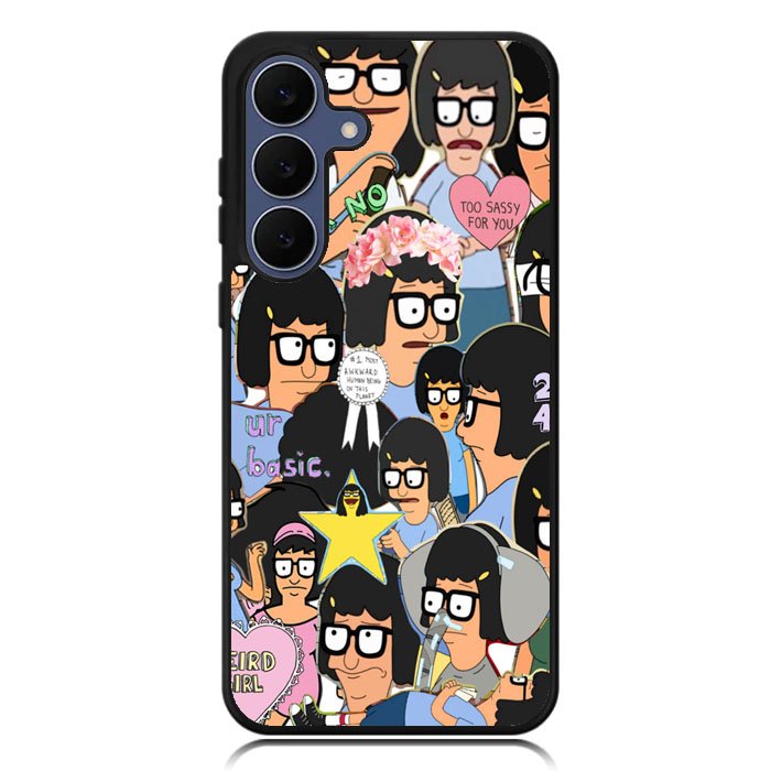 Tina Belcher Collage Bob's Burgers Samsung Galaxy S25 FE Case BC2013