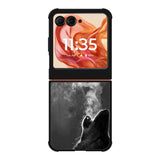 Wolf Howling Smoke Motorola Moto Razr 2025/2024 , Moto Razr 60/50 Case BC1981