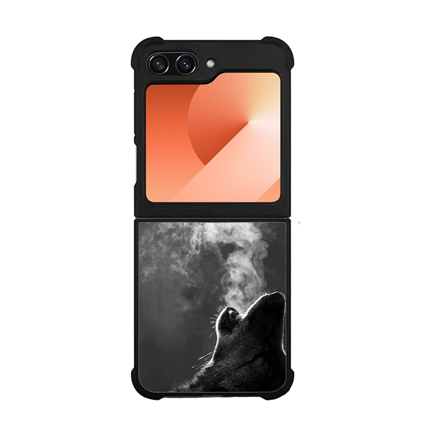Wolf Howling Smoke Case Samsung Galaxy Z Flip 6 5G BC1981