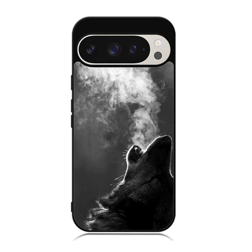 Wolf Howling Smoke Case Google Pixel 9 Pro XL BC1981