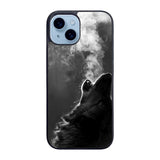 Wolf Howling Smoke Case iPhone 15 Plus BC1981