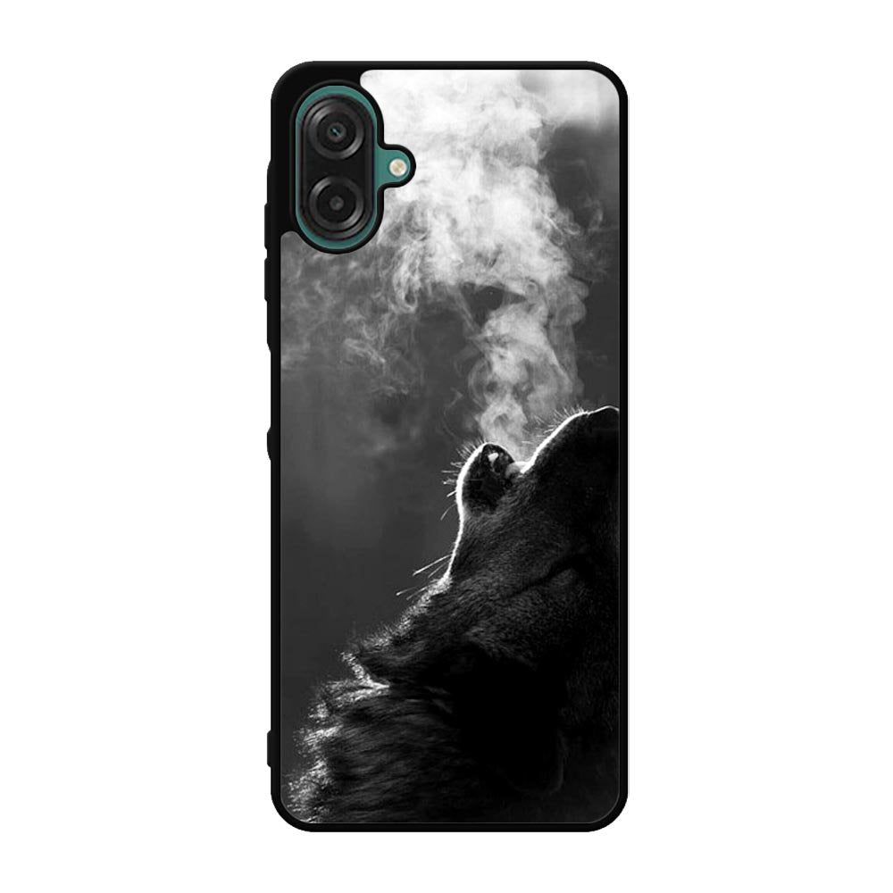 Wolf Howling Smoke Case Samsung Galaxy A07 BC1981