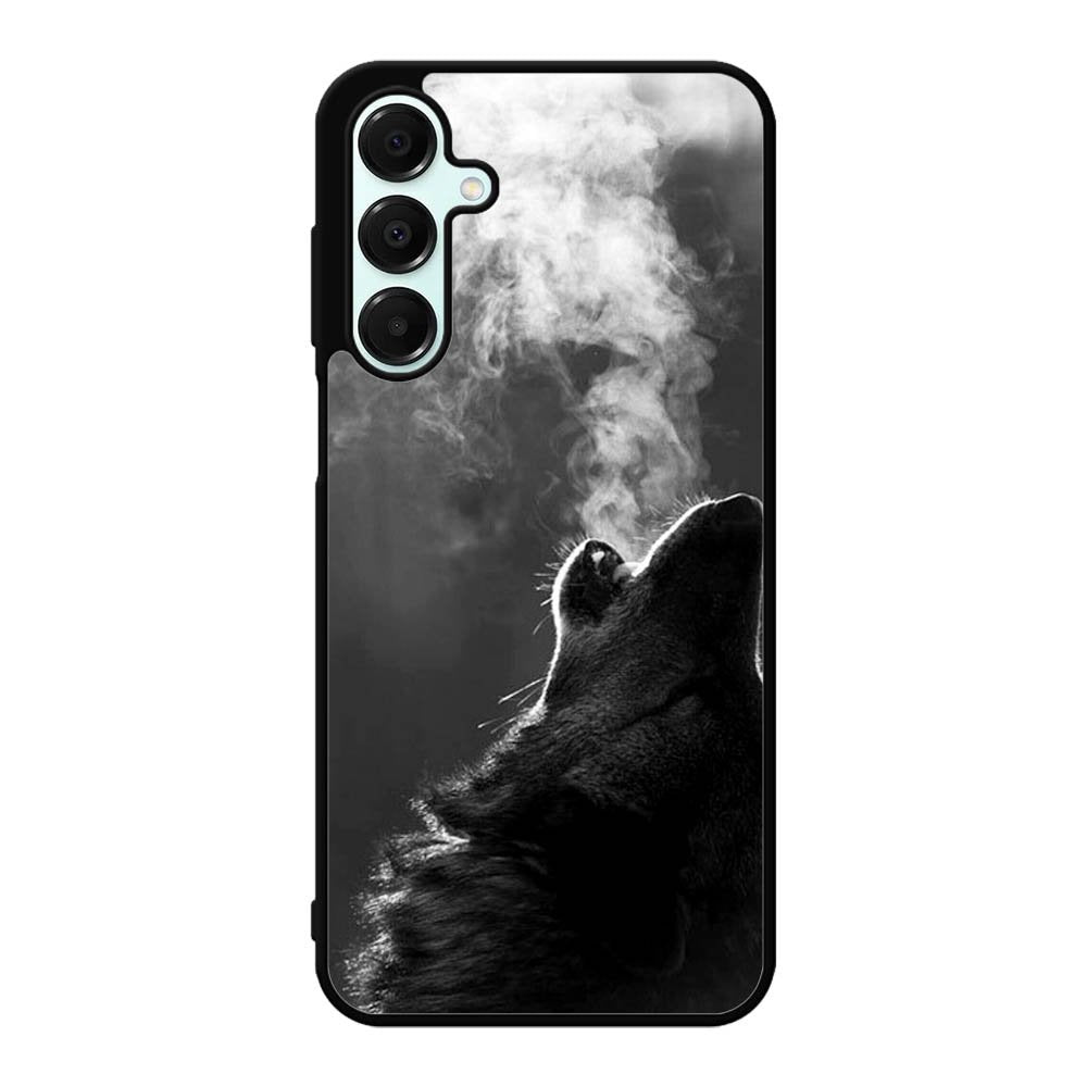 Wolf Howling Smoke Samsung Galaxy A16 Case BC1981