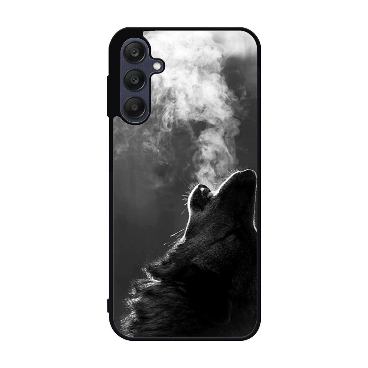 Wolf Howling Smoke Samsung Galaxy A25 5G Case BC1981