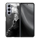 Wolf Howling Smoke Case Samsung Galaxy z Fold 5 5G BC1981