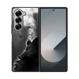 Wolf Howling Smoke Case Samsung Galaxy Z Fold 6 5G BC1981